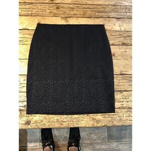 New York & Company Women’s Size 14 Black Textured Pencil Skirt NWT